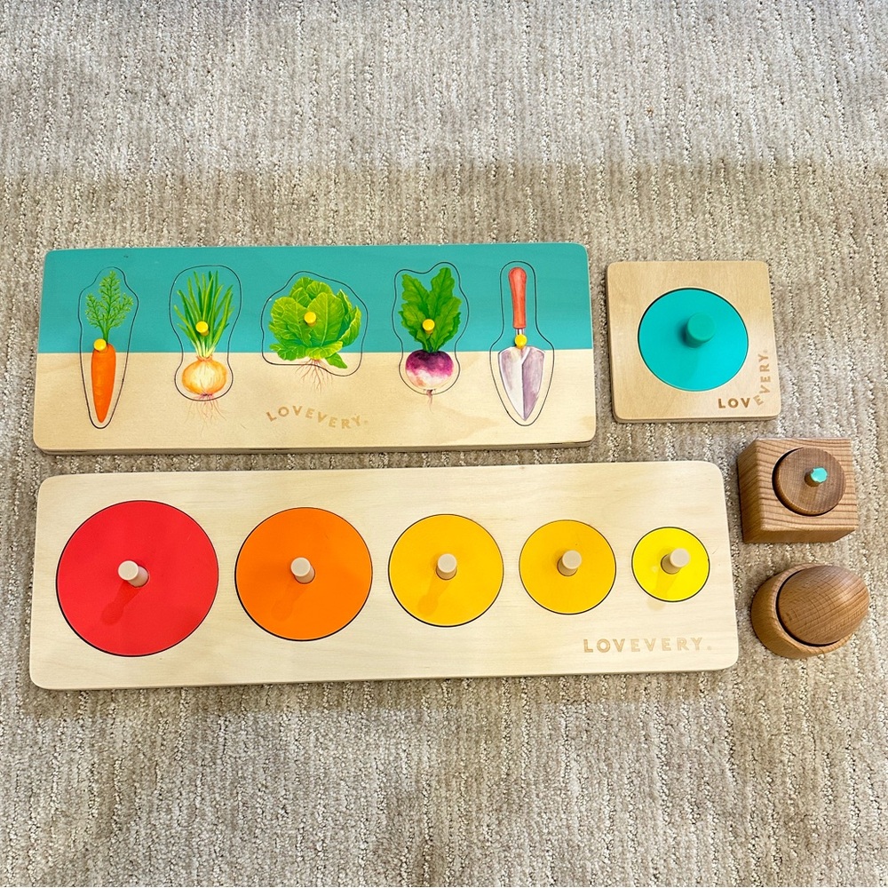 Set of 5 Lovevery Puzzles